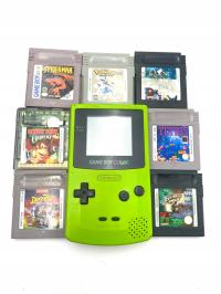 Konsola Nintendo Game Boy Color + 7 Gier (Pokemon Silver, Bomberman i inne)