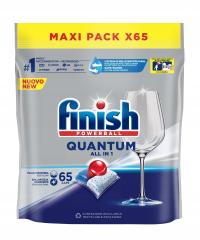 FINISH Powerball QUANTUM ALLin1 tabletki do zmywarki 65szt+ gratis gabeczka
