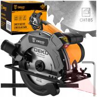 ЦИРКУЛЯРНАЯ ПИЛА, РУЧНАЯ ПИЛА ПО ДЕРЕВУ 1600 ВТ, ДИСК 185 ММ DEKO