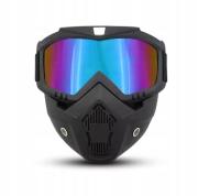 MASKA Airsoft MOTOCYKL Snowboard CROSS GOGLE Laser