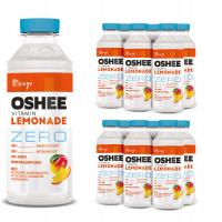 12x OSHEE ZERO Vitamin Lemonade mango без сахара с фолиевой кислотой 555 мл