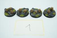 Warhammer Chaos Nurgle Nurglings zestaw 4 figurki metal