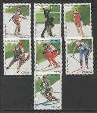 Nikaragua 1989 Znaczki 2951-7 ** sport igrzyska olimpijskie Olimpiada