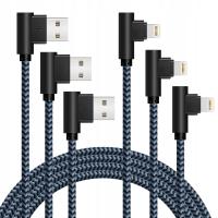 KABEL USB LIGHTNING 2M 3 SZT