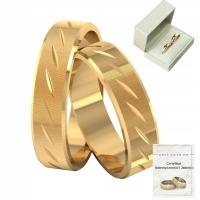 ЗОЛОТЫЕ ОБРУЧАЛЬНЫЕ КОЛЬЦА МАТ СЛЕЗА СЕРЕБРО 925 ГРАВЕР