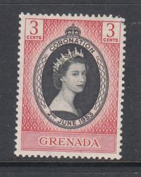 kol. ang. GRENADA Mi 162 KORONACJA seria z 1953