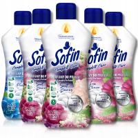SOFIN Perfumy do Tkanin do Pralki Suszarki 5 x 300ml MIX 100 Prań