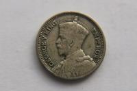THREE PENCE 1933 R. NOWA ZELANDIA SREBRO -CL24
