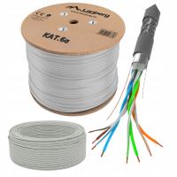 KABEL SIECIOWY SKRĘTKA PRZEWÓD LAN RJ45 FTP KAT.6A CAT.6A 200M LANBERG
