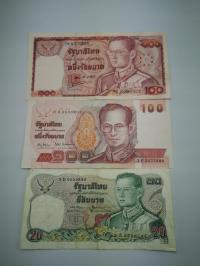 Tajlandia Zestaw banknotów Baty p.635