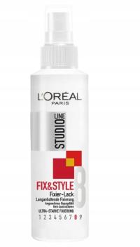 Lakier utrwalający STUDIO LINE FIX & STYLE | ultra mocny, 150 ml