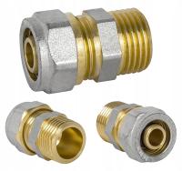 MUFA MUFKA ZŁĄCZKA NYPLOWA PEX ALUPEX SKRĘCANA 32 x 1'' GZ MOSIĄDZ MĘSKA