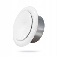 Anemostat metalowy nawiewny BIAŁY fi 150 DOSPEL