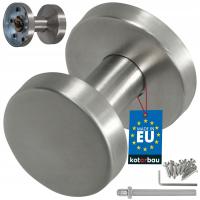 GAŁKA DRZWI DRZWIOWA STAŁA STAL NIERDZEWNA UCHWYT POCHWYT DRZWIOWY SATYNA