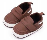 BUCIKI NIEMOWLĘCE niechodki od 0-6 mscy ROZM 18 NA CHRZEST mokasynki