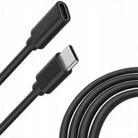 KABEL PRZEDŁUŻACZ USB-C SUPER SZYBKI MOCNY PRZEWÓD GNIAZDO-WTYK 3m