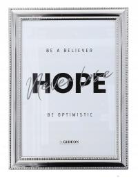 RAMKA ZŁOTA SREBRNA METALOWA NA ZDJĘCIA 15X21 CM