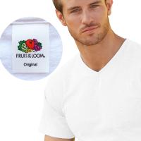 Koszulka męska Original V-neck Fruit of the Loom Biały
