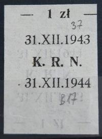 Fi 344 NDWO B17 odbitka kontrolna gw. Korszeń