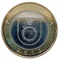 LITWA 2 LITY 2012 KURORT PALANGA BIMETAL MENNICZA