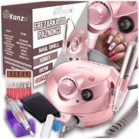 FREZARKA DO PAZNOKCI 80W + FREZY Do Manicure i Pedicure PROFESJONALNA MOCNA