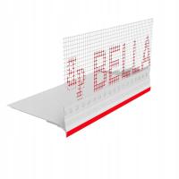 Listwa PVC startowa cokołowa z siatką i regulowaną półką *BP30 S ECO PLUS C