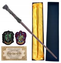 Волшебная палочка Гарри Поттер металлический сердечник билет Хогвартс эмблемы X2