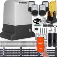Комплект для ворот FORCE 1200 кг 4XPILOT WIFI 5XLIST лампа привод ворот