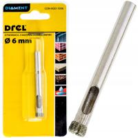 Кольцевая пила с алмазным кружевом 6 мм для влажного сверления стеклянного керамогранита