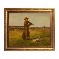 Изображение Иосиф Chełmoński Овчарка Романтизм Реализм