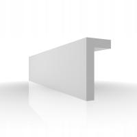 Maskownica szyny sufitowej listwa L 10x3,5 dekor