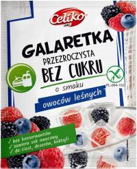Желе лесные фрукты без добавления сахара без глютена 14 г-CELIKO