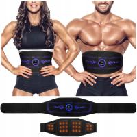 Электростимулятор мышц живота пояс для похудения ABS 6 режимов универсальный