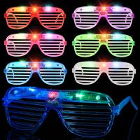 Светящиеся очки ставни светодиодные партии 12шт