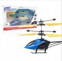 Ręcznie sterowana latająca zabawka USB - Niebieski helikopter