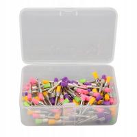 100pcs szczotka do polerowania dentystycznego gumowe zęby jednorazowe XL
