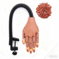 RĘKA DŁOŃ DO ĆWICZEŃ NAUKI MANICURE MODEL DO NAUKI Z RUCHOMYMI PALCAMI