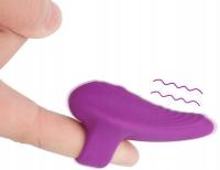 Mini wibrator masażer, przenośny, silikonowy, regulowany