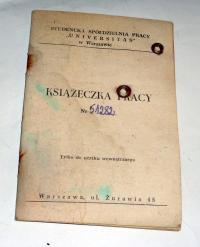 Książeczka Pracy SSP ''UNIWERSITAS