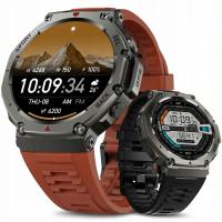 SMARTWATCH МУЖСКОЙ GPS ЧАСЫ ВОДОНЕПРОНИЦАЕМЫЙ IP69K МЕНЮ EN ЗВОНКИ AMOLED СПОРТ