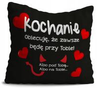 PODUSZKA NA WALENTYNKI PREZENT DLA NIEJ NIEGO WZORY JEDNOSTRONNA w85
