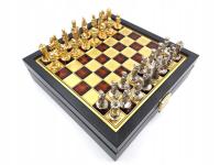 Эксклюзивные металлические шахматы Македонская Династия