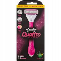 Zestaw WILKINSON Quattro for WOMEN 5x Wkłady + Rączka