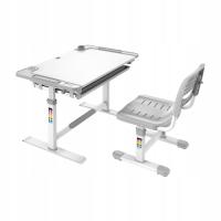 Zestaw pochylane biurko i krzesło dla dziecka Spacetronik XD podnóżek
