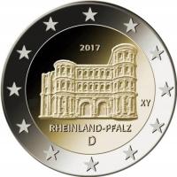 2 Euro 2017 - Niemcy ( Porta Nigra ) Mennica G