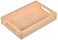 Taca drewniana Tacka KELNERSKA decoupage 30x20 cm