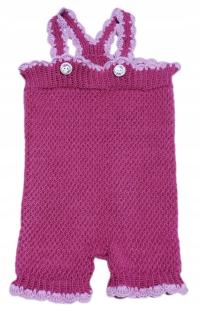 HANDMADE RAMPERS szelki WEŁNA WOOL J.NOWY 62-68