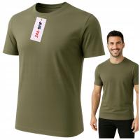 Koszulka ROBOCZA męska BAWEŁNA 100% t-shirt BHP KHAKI uniwersalna