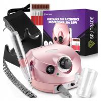 Frezarka do paznokci Manicure Pedicure Hybrydy Żele 65W Frezy zestaw mocna