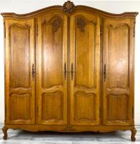 STYLOWA SZAFA GARDEROBA LUDWIKOWSKA DĘBOWA CZTERODRZWIOWA LUDWIK DĄB BA8